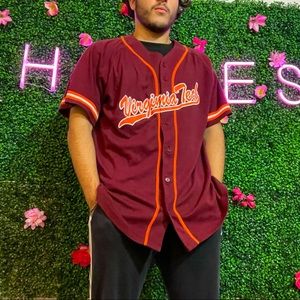 Virginia Tech Vintage baseball jersey